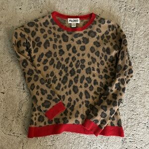 Filoro Cashmere Leopard Sweater